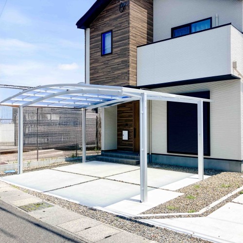 エクステリアリフォーム：カーポート設置 和田町 D様邸