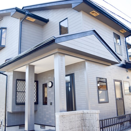 外壁の全面塗装で綺麗にリフレッシュ